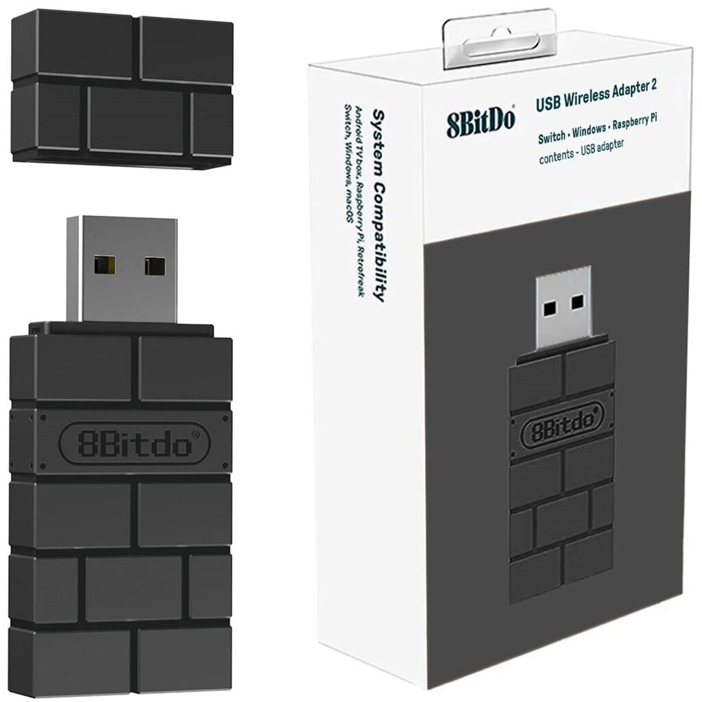 8BitDo RET00283 цена и информация | Adapteriai, USB šakotuvai | pigu.lt
