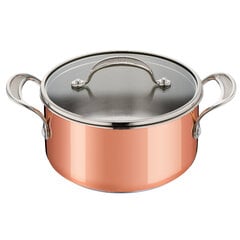 Tefal Jamie Oliver puodas su dangčiu Copper, 3,1l, 20 cm kaina ir informacija | Puodai, greitpuodžiai | pigu.lt