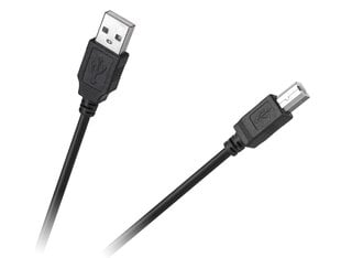 Spausdintuvo kabelis USB AB 1.8m - Juodas kaina ir informacija | Adapteriai, USB šakotuvai | pigu.lt