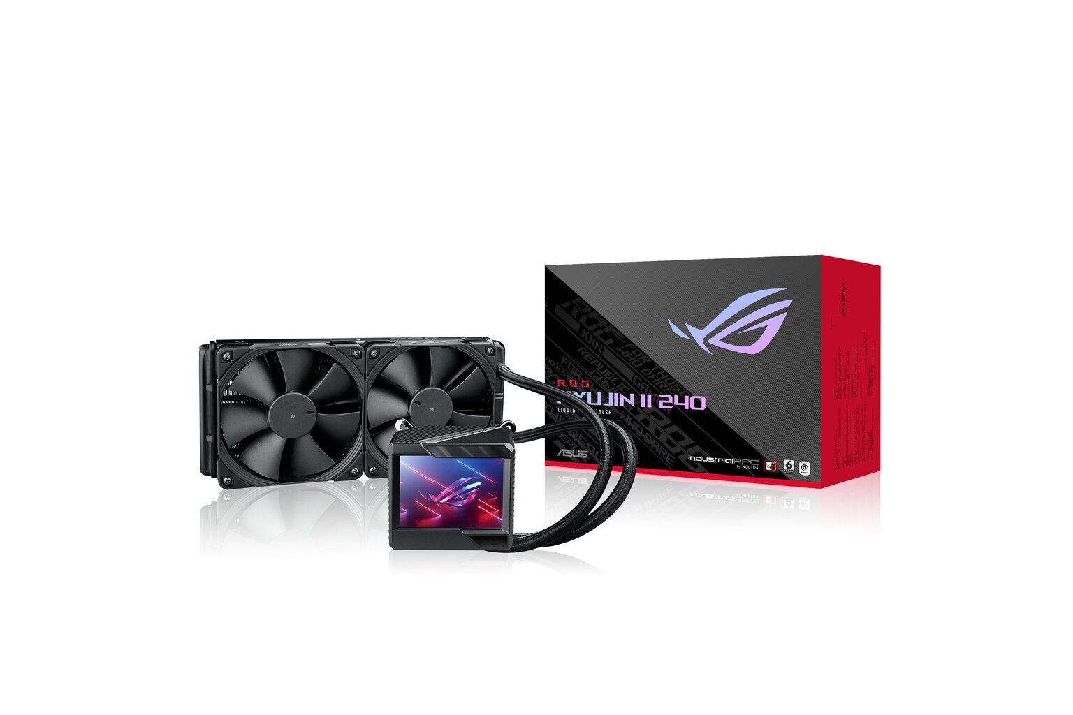 Asus ROG Ryujin II 240 90RC00A0-M0UAY0 kaina ir informacija | Procesorių aušintuvai | pigu.lt