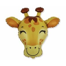 Folijinis balionas FX Giraffe, oranžinis kaina ir informacija | Balionai | pigu.lt
