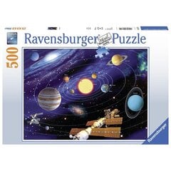 Dėlionė Saulės sistema Ravensburger, 500 d. kaina ir informacija | Dėlionės (puzzle) | pigu.lt
