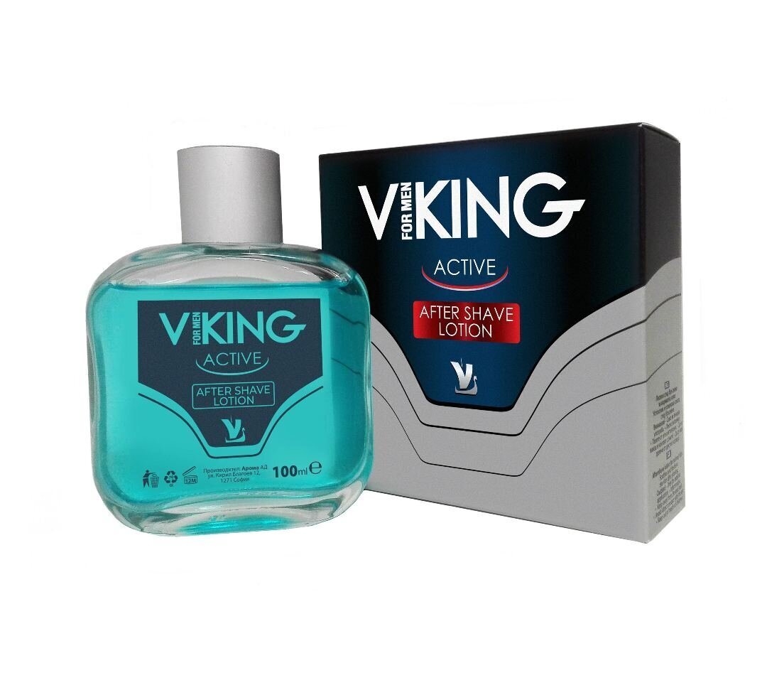 Losjonas po skutimosi Viking Active vyrams, 100 ml kaina ir informacija | Skutimosi priemonės ir kosmetika | pigu.lt