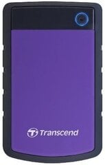 Transcend StoreJet 25H3 2TB 2,5" USB 3.0 kaina ir informacija | Išoriniai kietieji diskai (SSD, HDD) | pigu.lt