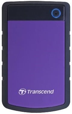 Transcend StoreJet 25H3 2TB 2,5" USB 3.0 kaina ir informacija | Išoriniai kietieji diskai (SSD, HDD) | pigu.lt