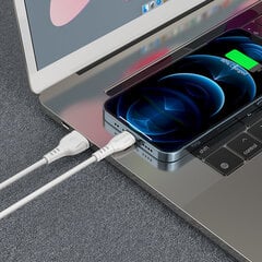 Кабель Borofone Cable BX51 Triumph - USB to Lightning - 2,4A 1 м, белый цена и информация | Кабели для телефонов | pigu.lt