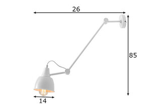 Aldex sieninis šviestuvas Aida kaina ir informacija | Sieniniai šviestuvai | pigu.lt