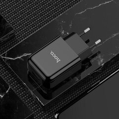 Charger USB Hoco N2 2.1A + cable Lightning kaina ir informacija | Laidai telefonams | pigu.lt