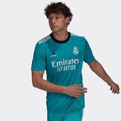 Sportiniai marškinėliai vyrams Adidas Real Madrid Third Jersey M H40951, mėlyni kaina ir informacija | Futbolo apranga ir kitos prekės | pigu.lt
