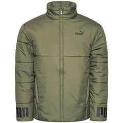 Мужская куртка Puma Essentials Padded Jacket M 587689-44, зеленая цена и информация | Мужские куртки | pigu.lt