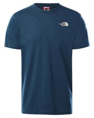 M s/s redbox cel tee the north face for men's blue nf0a2zxebh7 цена и информация | Мужские футболки | pigu.lt