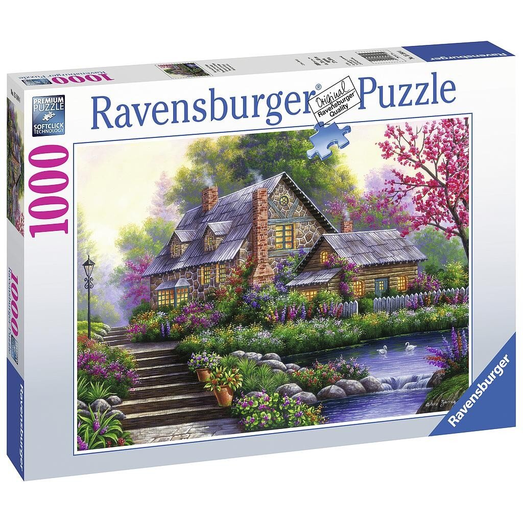 Dėlionė romantiškas namas Ravensburger, 1000 d. цена и информация | Dėlionės (puzzle) | pigu.lt