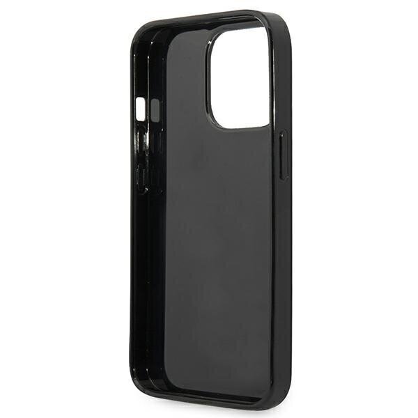 Originalus Guess Marble Hardcase telefono dėklas, skirtas iPhone 13 / 13 Pro / 14, juodas kaina ir informacija | Telefono dėklai | pigu.lt