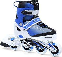 Роликовые коньки SMJ Sport, размер 35, цвет синий. цена и информация | Ролики | pigu.lt