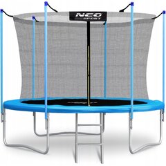 Батут Neo Sport с внутренней сеткой и лестницей, 252 см цена и информация | Батуты | pigu.lt