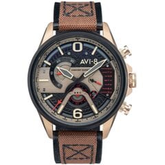 Мужские часы AVI-8 HAWKER HARRIER II Retrograde Chronograph AV-4056-06  цена и информация | Мужские часы | pigu.lt