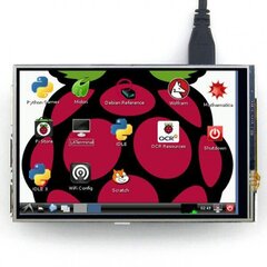 Резистивный сенсорный экран Waveshare для микрокомпьютера Raspberry Pi - LCD IPS 4" цена и информация | Динозавр Silverlit Mega Dino Biopod | pigu.lt