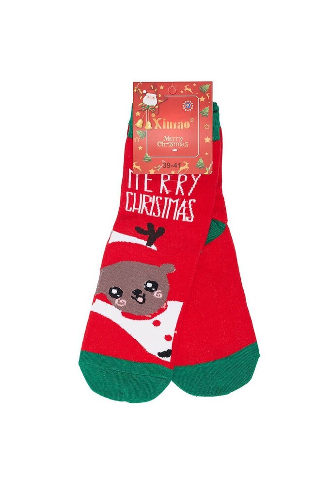 Kalėdinės kojinės moterims Cosas KLD41KLD4139, raudonos kaina | pigu.lt