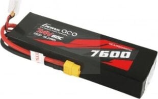 Аккумулятор Gens Ace Material Case 7600mAh 7,4V 60C 2S2P XT60 цена и информация | Аккумуляторы | pigu.lt