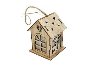 Рождественский домик 8.5 x7 cm цена и информация | Праздничные декорации | pigu.lt