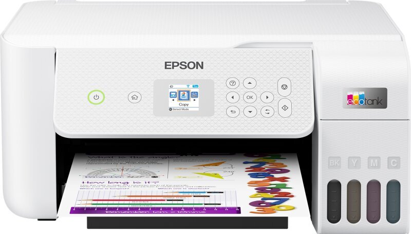 Epson EcoTank L3266 3-in-1, Wi-Fi C11CJ66412 kaina ir informacija | Spausdintuvai | pigu.lt