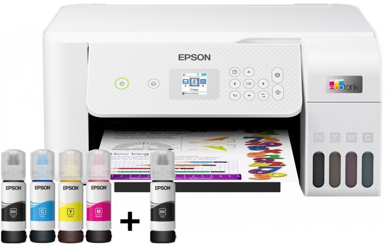 Epson EcoTank L3266 3-in-1, Wi-Fi C11CJ66412 цена и информация | Spausdintuvai | pigu.lt