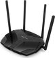 Wireless Router|MERCUSYS|Wireless Router|1800 Mbps|IEEE 802.11 b/g|IEEE 802.11n|IEEE 802.11ac|IEEE 802.11ax|3x10/100/1000M|LAN \ WAN ports 1|Number of цена и информация | Maršrutizatoriai (routeriai) | pigu.lt