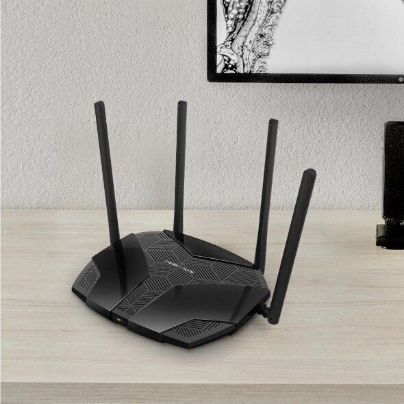 Wireless Router|MERCUSYS|Wireless Router|1800 Mbps|IEEE 802.11 b/g|IEEE 802.11n|IEEE 802.11ac|IEEE 802.11ax|3x10/100/1000M|LAN \ WAN ports 1|Number of цена и информация | Maršrutizatoriai (routeriai) | pigu.lt