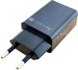 Įkroviklis Techly USB-A 5V 2.4A 12W max., juodas kaina ir informacija | Krovikliai telefonams | pigu.lt