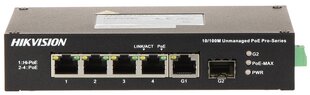 Hikvision SWITCH POE DS-3T0306HP-E/HS 4 PRIEVADŲ SFP Hikvision kaina ir informacija | Komutatoriai (Switch) | pigu.lt