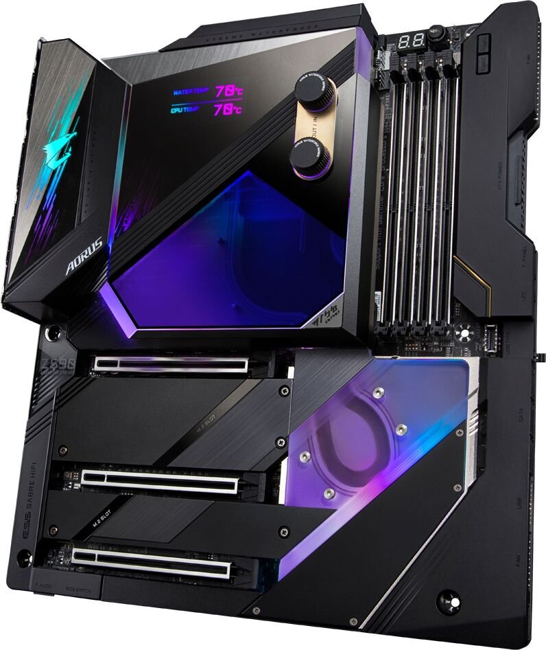 Gigabyte Z590 Aorus Xtreme Waterforce цена и информация | Pagrindinės plokštės | pigu.lt