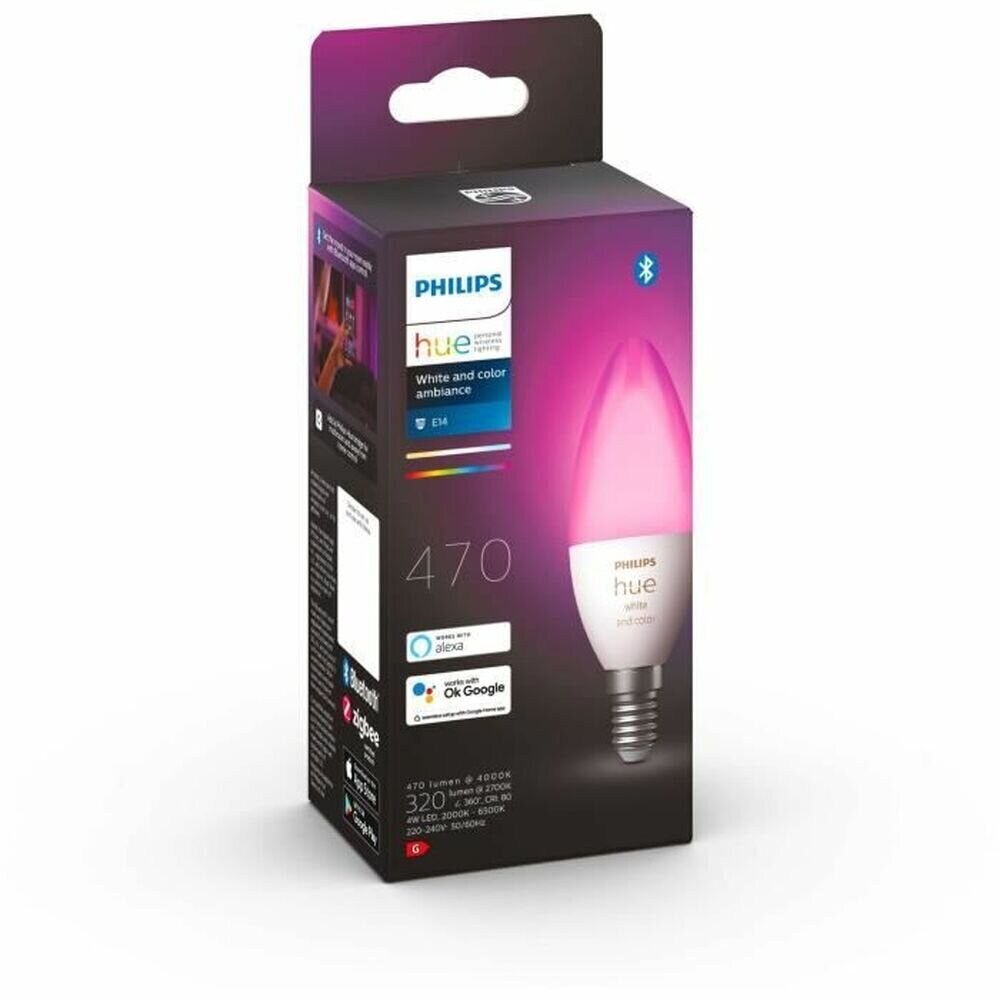 LED lemputė Philips G E14 470 lm (6500 K) kaina ir informacija | LED juostos | pigu.lt