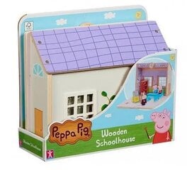 Набор деревянных школьных фигурок Peppa Pig цена и информация | Развивающие игрушки | pigu.lt