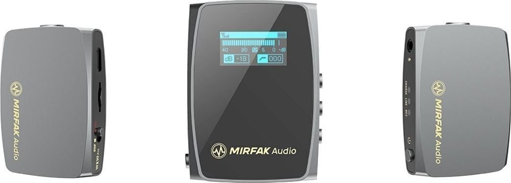 Mirfak Audio WE10 Pro Dual Wireless kompaktiška mikrofonų sistema kaina ir informacija | Mikrofonai | pigu.lt