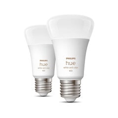 LED lemputė Philips E27, 806 lm, 6500 K, 2 vnt. цена и информация | Электрические лампы | pigu.lt