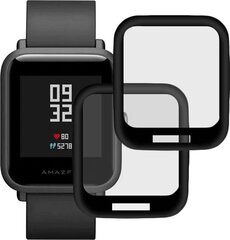 Alogy Full Glue 2x Xiaomi Amazfit Bip U черный цена и информация | Аксессуары для смарт-часов и браслетов | pigu.lt