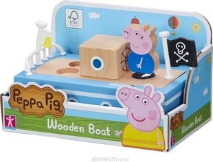 Medinis laivas ir figūrėlė Peppa Pig kaina ir informacija | Žaislai berniukams | pigu.lt