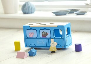 Medinis autobusas rūšiuotojas Peppa Pig kaina ir informacija | Peppa Pig Vaikams ir kūdikiams | pigu.lt