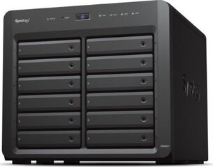 Сетевое системное хранилище данных Synology DS2422+, чёрное цена и информация | Чехлы для внешних жестких дисков | pigu.lt