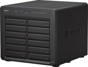 Сетевое системное хранилище данных Synology DS2422+, чёрное цена и информация | Чехлы для внешних жестких дисков | pigu.lt