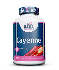 Maisto papildas Haya Labs Cayenne (Kajeno pipirų ekstraktas) 100 kaps. kaina ir informacija | Papildai ir preparatai lieknėjimui | pigu.lt