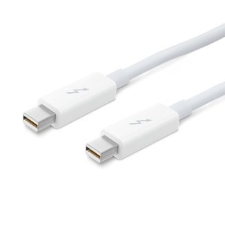 Apple Thunderbolt Cable (0.5 m, white) - MD862ZM/A цена и информация | Kabeliai ir laidai | pigu.lt