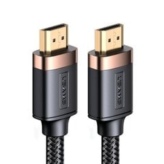 Usams U74 4K HDMI 3м, черный цена и информация | Кабели и провода | pigu.lt