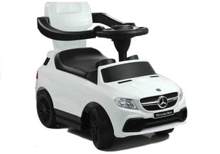 Paspiriama mašinėlė-stumdukas Mercedes, balta kaina ir informacija | Žaislai kūdikiams | pigu.lt