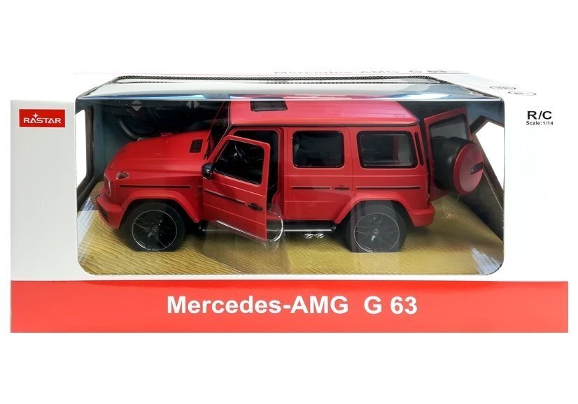 Nuotoliniu būdu valdomas Mercedes Benz G63 1:14 - Rastar kaina ir informacija | Žaislai berniukams | pigu.lt