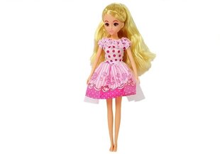 Lėlė su priedais Lean Toys, rožinė kaina ir informacija | Žaislai mergaitėms | pigu.lt