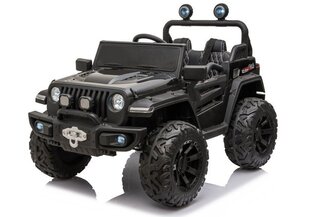 Dvivietis elektromobilis vaikams Jeep HC8988, juodas kaina ir informacija | Elektromobiliai vaikams | pigu.lt