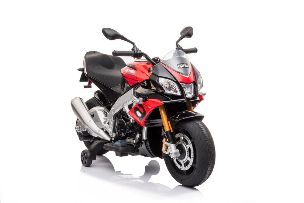 Vienvietis vaikiškas elektrinis motociklas Aprilia Tuono V4, raudonas цена и информация | Elektromobiliai vaikams | pigu.lt