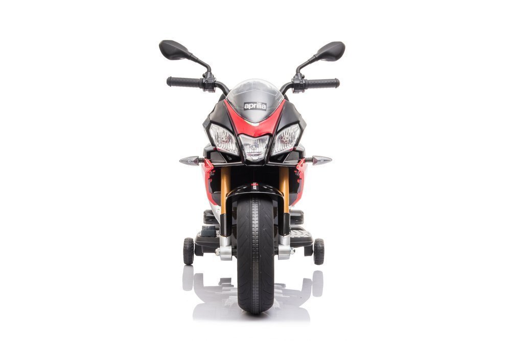 Vienvietis vaikiškas elektrinis motociklas Aprilia Tuono V4, raudonas kaina ir informacija | Elektromobiliai vaikams | pigu.lt