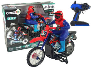 Nuotoliniu būdu valdomas krosinis motociklas 1:10 - 20 km/val kaina ir informacija | Žaislai berniukams | pigu.lt